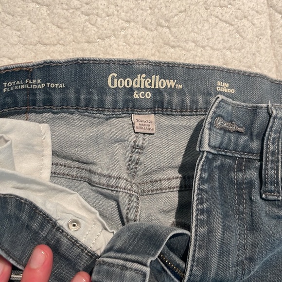 Grey jeans goodfellow 30x 32 - Picture 3 of 6